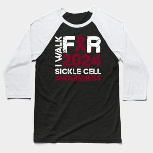 Sickle Cell Awareness 2024 Walk Baseball T-Shirt